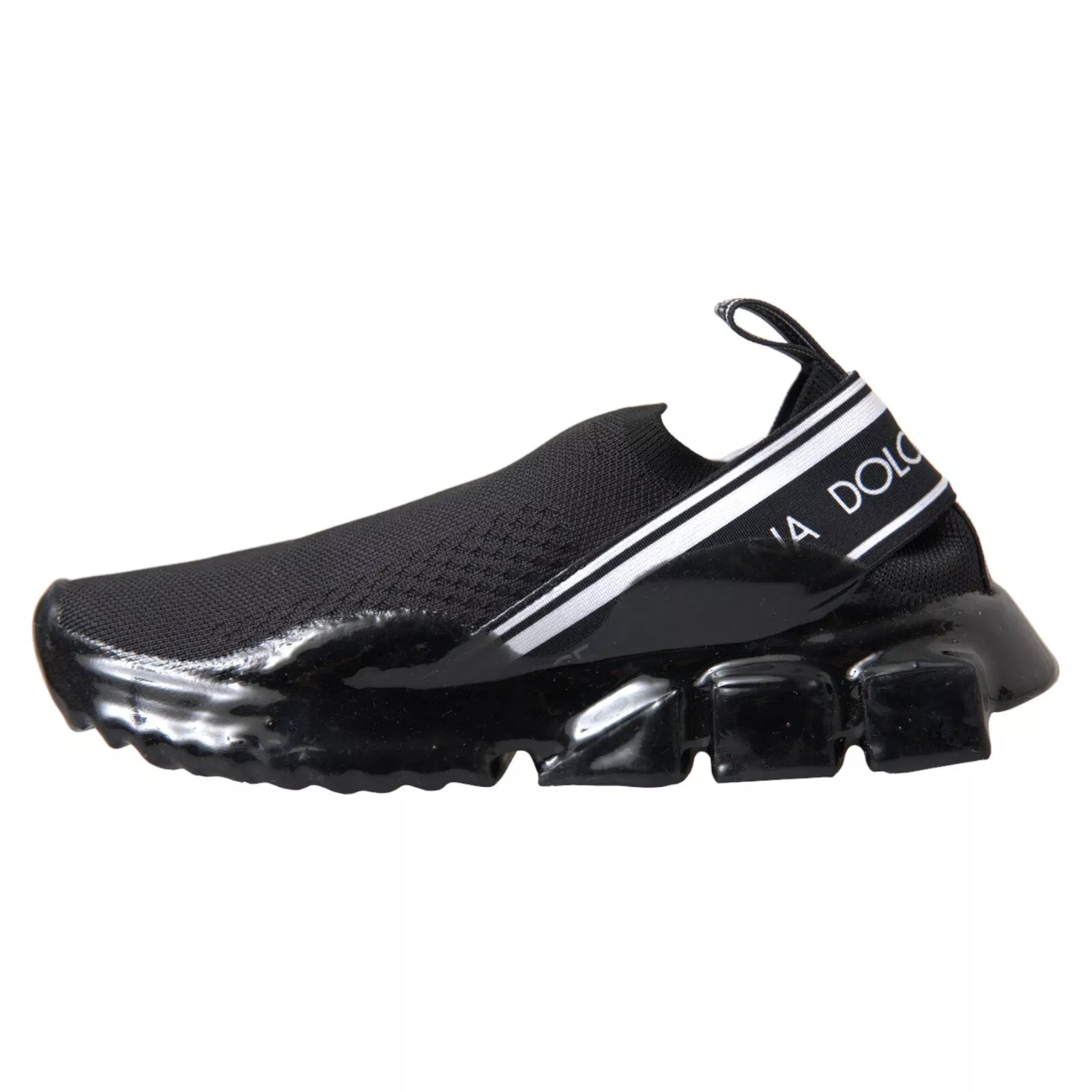 Dolce & Gabbana Black Sorrento Slip On Low Top Sneakers -   -  Dolce & Gabbana.