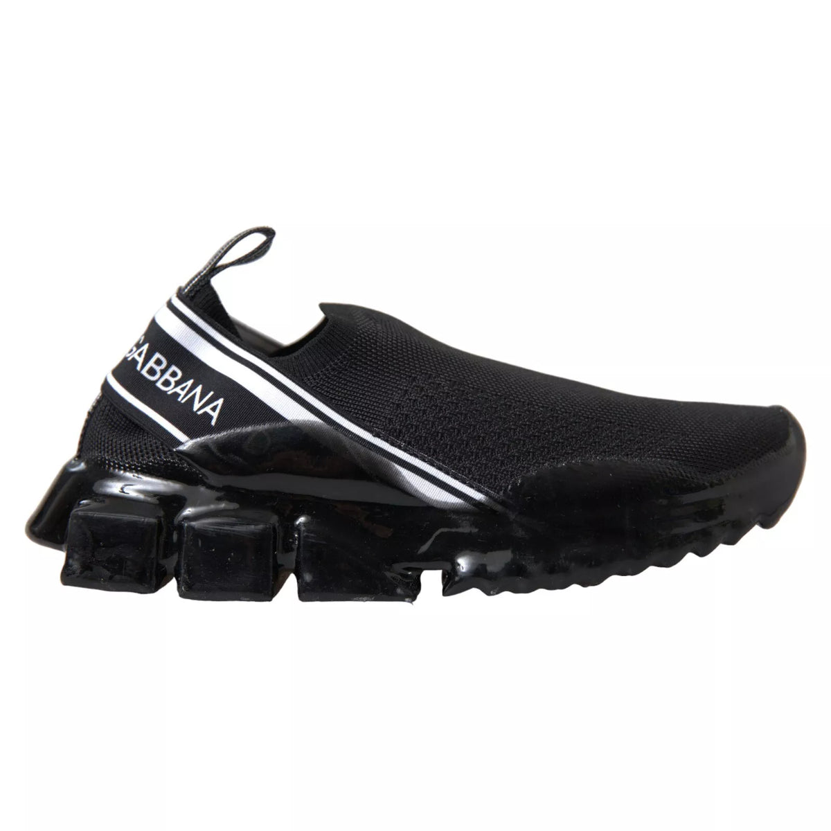 Dolce & Gabbana Black Sorrento Slip On Low Top Sneakers -   -  Dolce & Gabbana.
