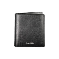 Calvin Klein Black Leather Men Wallet -  Leather Wallet for Men -  Calvin Klein.