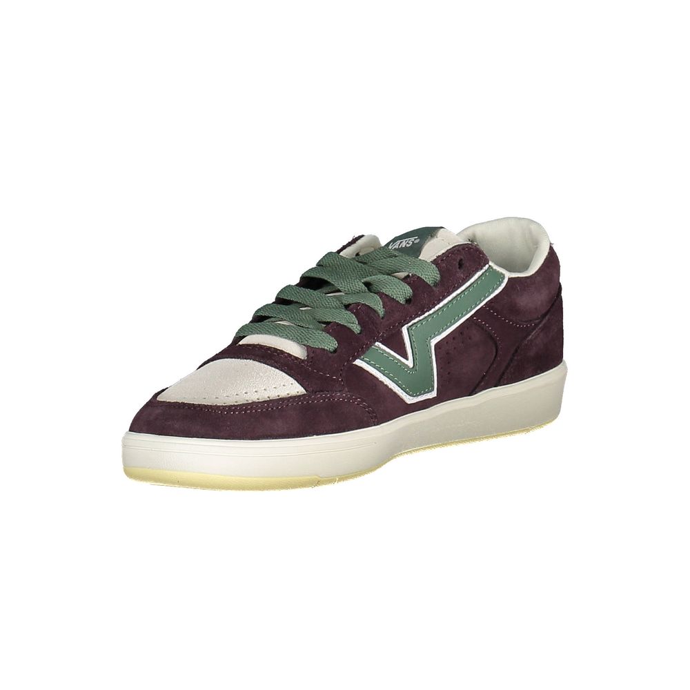 Vans Purple Leather Men Sneaker -   -  Vans.