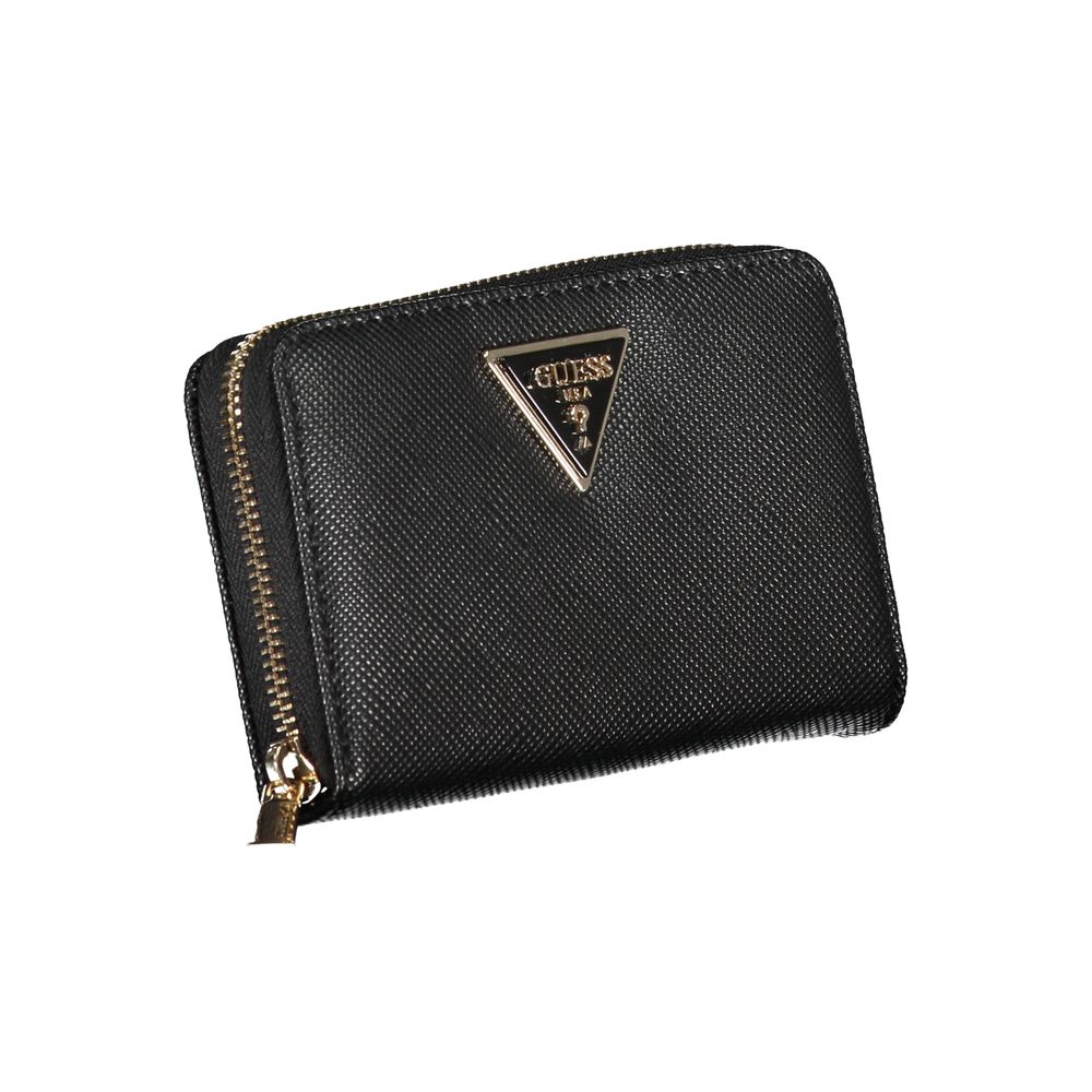 Guess Jeans Chic Black Multi-Compartment Wallet -   -  Guess Jeans.