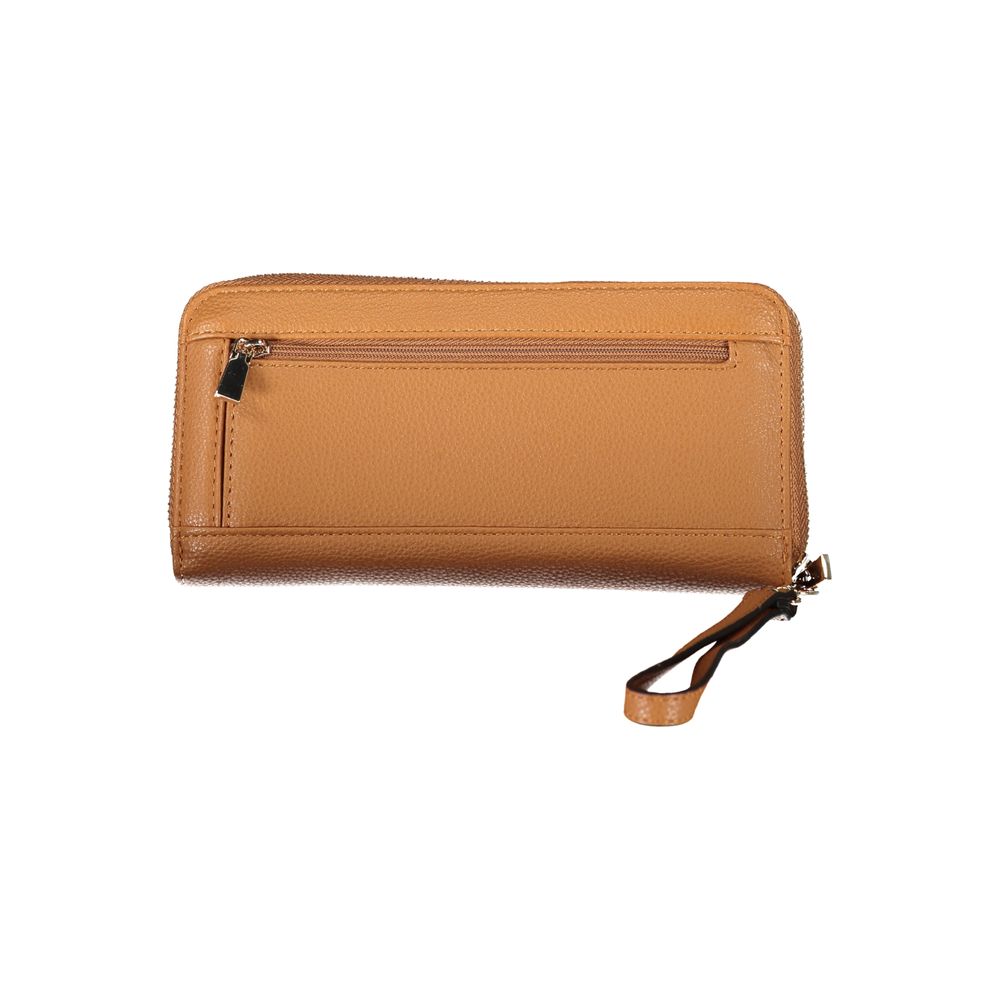 Guess Jeans Chic Brown Polyethylene Wallet with Coin Purse -   -  Guess Jeans.