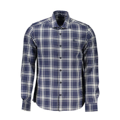 North Sails Blue Cotton Men Shirt -   -  North Sails.