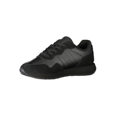Tommy Hilfiger Black Leather Men Sneaker -   -  Tommy Hilfiger.
