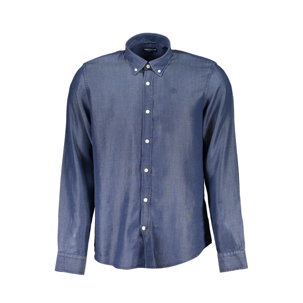 North Sails Blue Lyocell Shirt -   -  North Sails.