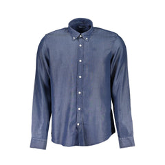 North Sails Blue Lyocell Shirt -   -  North Sails.