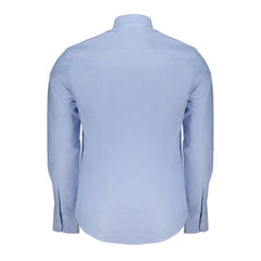 North Sails Light Blue Cotton Men Shirt -   -  North Sails.