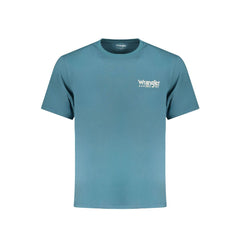 Wrangler Blue Cotton T-Shirt -   -  Wrangler.
