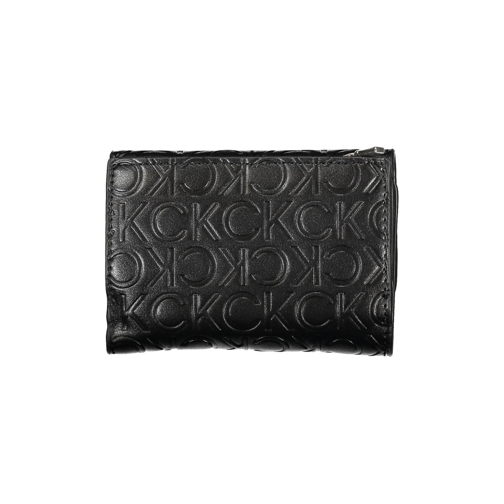 Calvin Klein Sleek Black Double-Compartment Wallet -   -  Calvin Klein.