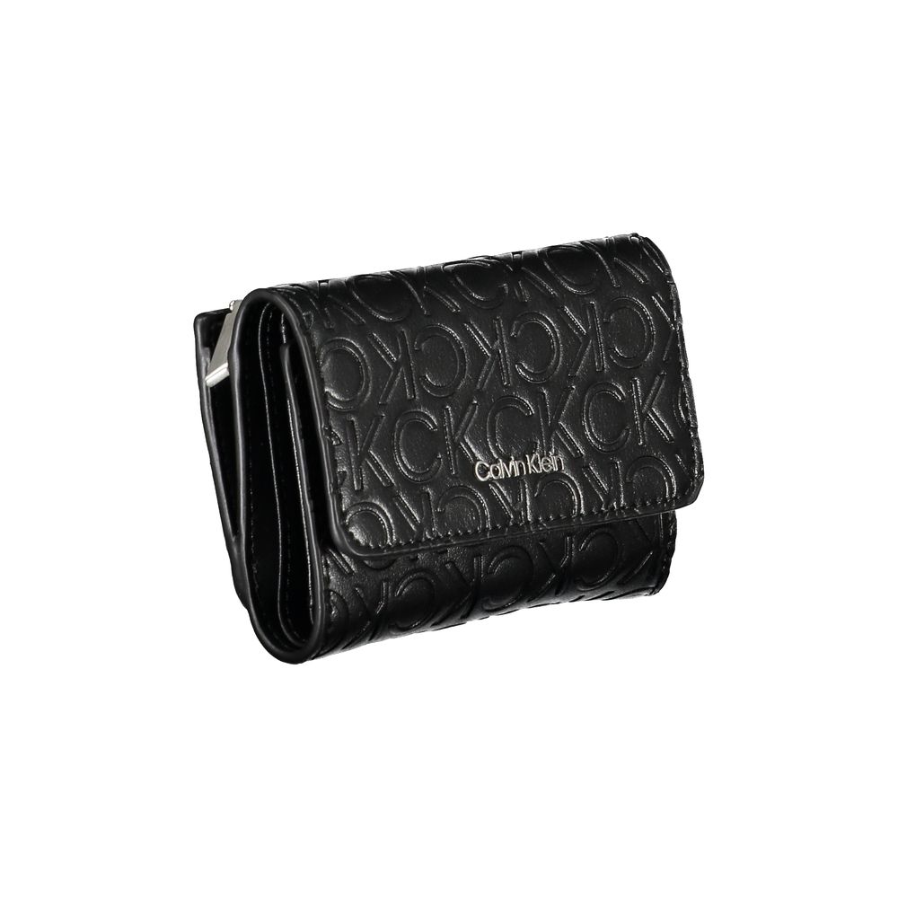 Calvin Klein Sleek Black Double-Compartment Wallet -   -  Calvin Klein.
