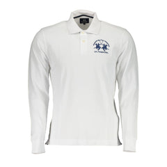 La Martina Elegant Long-Sleeved Polo with Contrast Detailing -   -  La Martina.