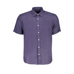 North Sails Blue Linen Shirt -   -  North Sails.