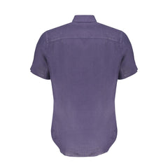 North Sails Blue Linen Shirt -   -  North Sails.