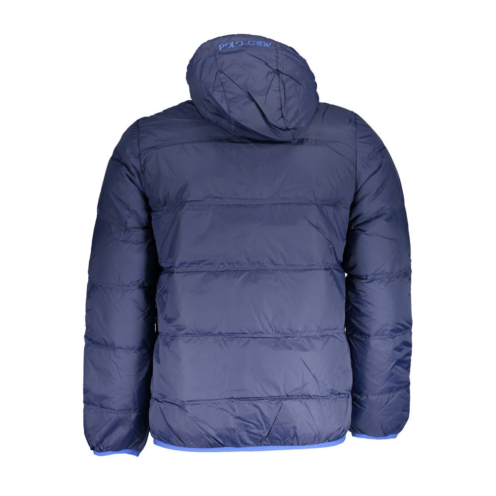 La Martina Blue Polyamide Men Jacket -   -  La Martina.
