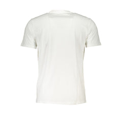Cavalli Class White Cotton T-Shirt -   -  Cavalli Class.