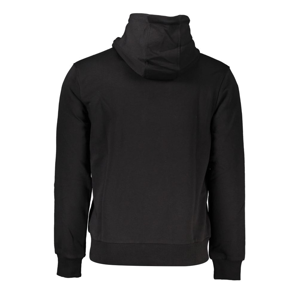 Cavalli Class Black Cotton Men Sweater -   -  Cavalli Class.