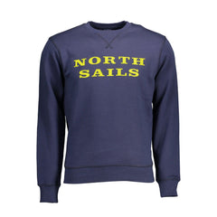 North Sails Blue Cotton Men Sweater -   -  North Sails.