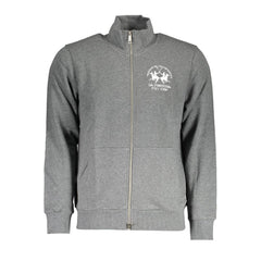 La Martina Gray Cotton Men Sweater -   -  La Martina.