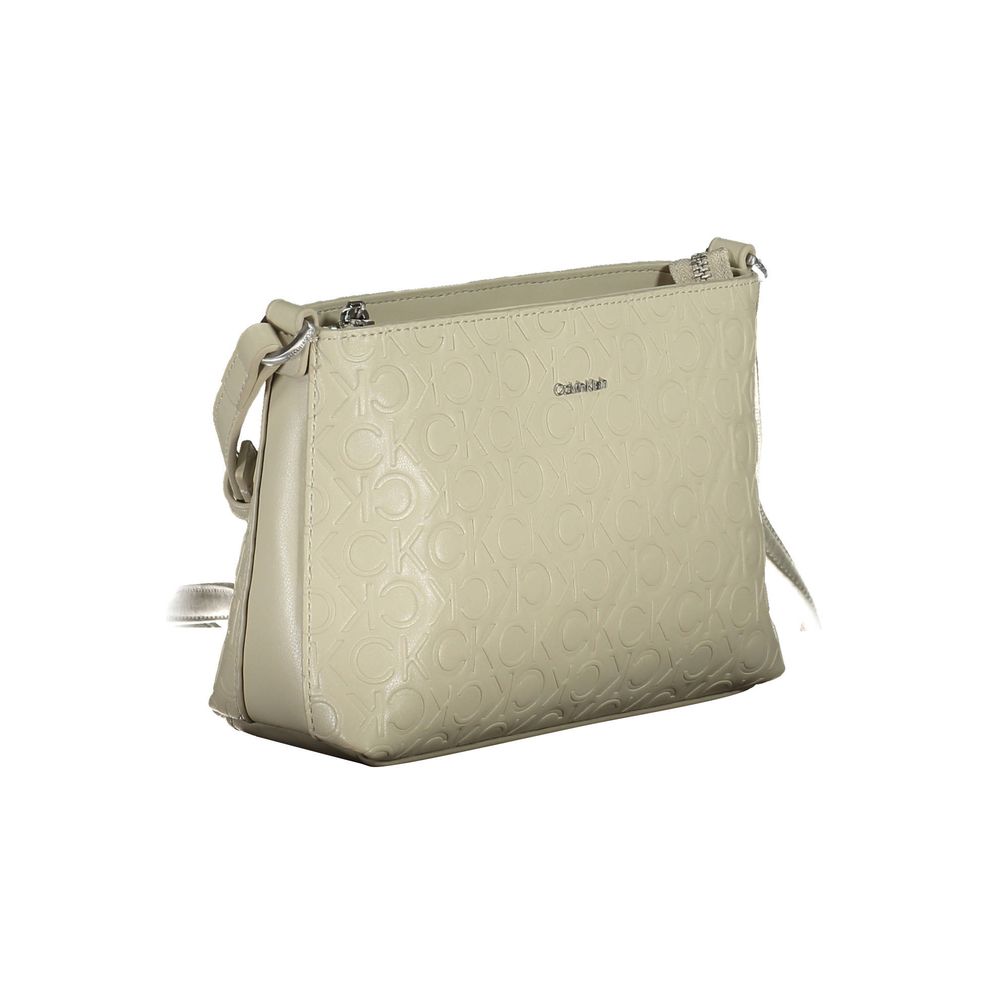 Calvin Klein Beige Polyester Handbag -   -  Calvin Klein.