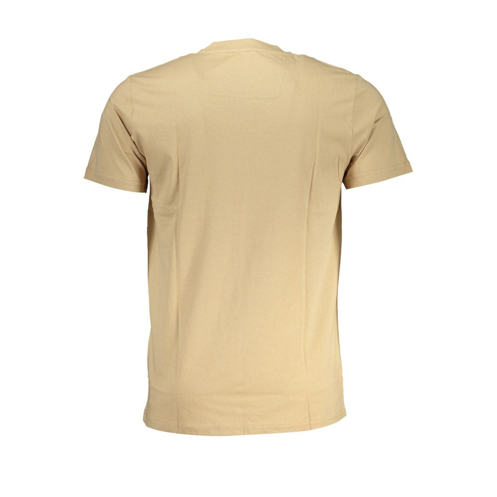 Cavalli Class Beige Cotton T-Shirt -   -  Cavalli Class.
