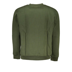 Cavalli Class Elegant Green Fleece Crew Neck Sweatshirt -   -  Cavalli Class.