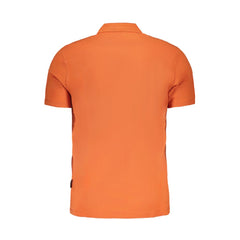 Napapijri Orange Cotton Polo Shirt -   -  Napapijri.