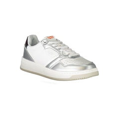 Gas White Polyester Sneaker -   -  Gas.