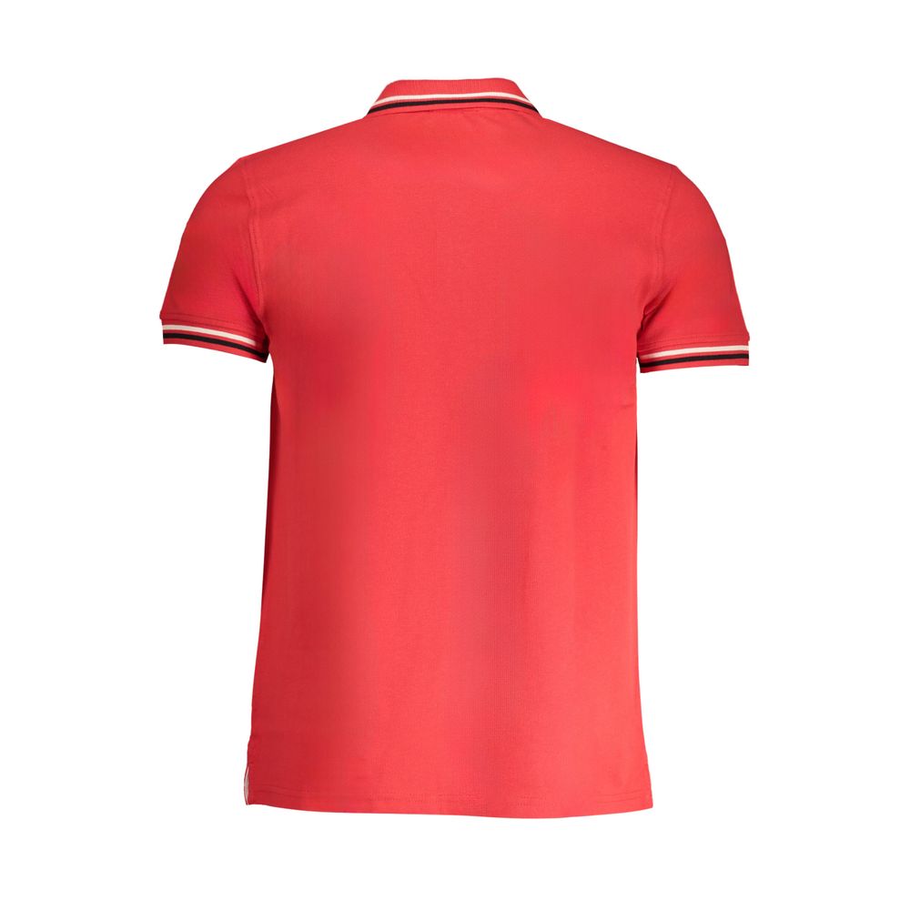Cavalli Class Red Cotton Polo Shirt -   -  Cavalli Class.