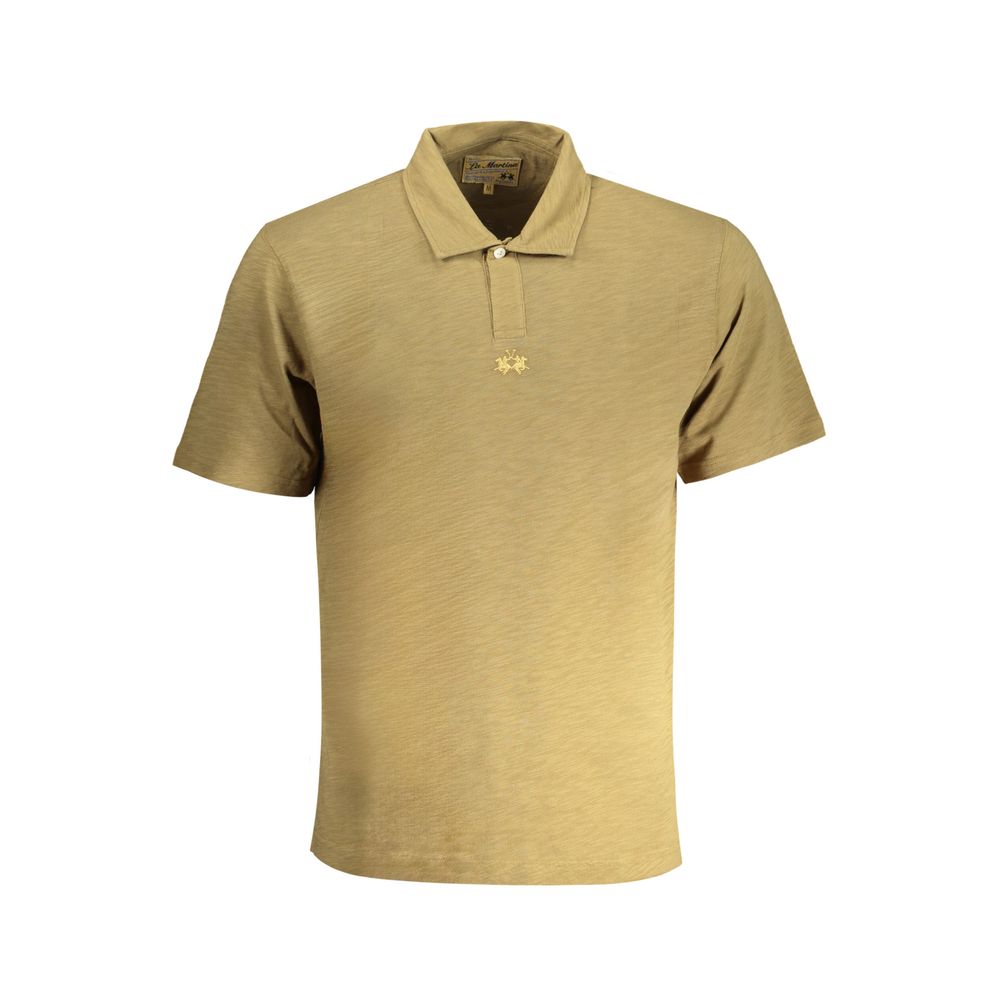 La Martina Green Cotton Polo Shirt -   -  La Martina.