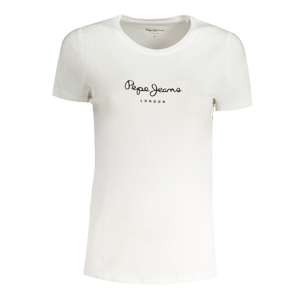 Pepe Jeans White Cotton Tops & T-Shirt -   -  Pepe Jeans.