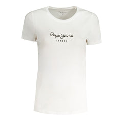 Pepe Jeans White Cotton Tops & T-Shirt -   -  Pepe Jeans.