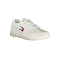 Tommy Hilfiger White Polyester Sneaker -   -  Tommy Hilfiger.