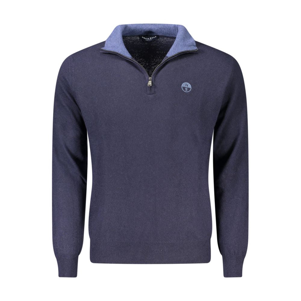 North Sails Blue Wool Men Sweater -   -  North Sails.