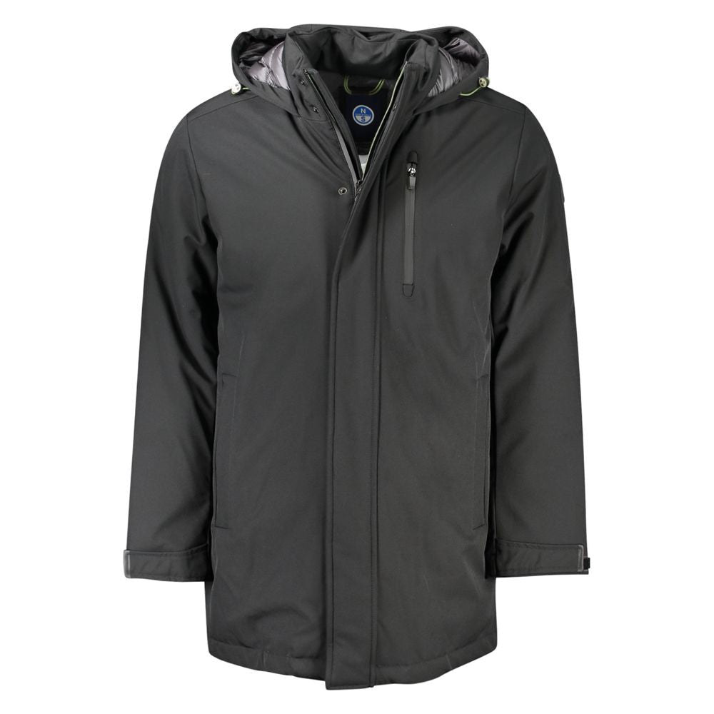 North Sails Black Polyester Men Jacket -   -  North Sails.