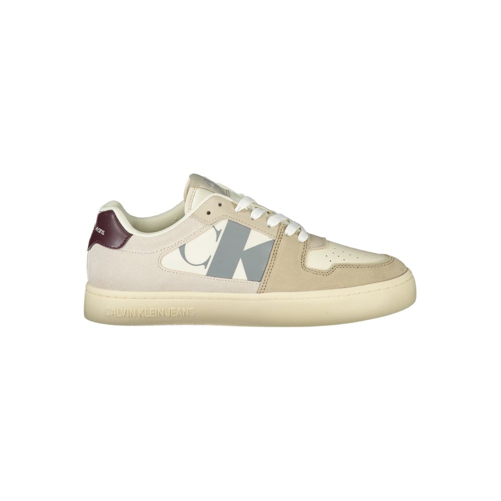 Calvin Klein Beige Polyester Men Sneaker -   -  Calvin Klein.