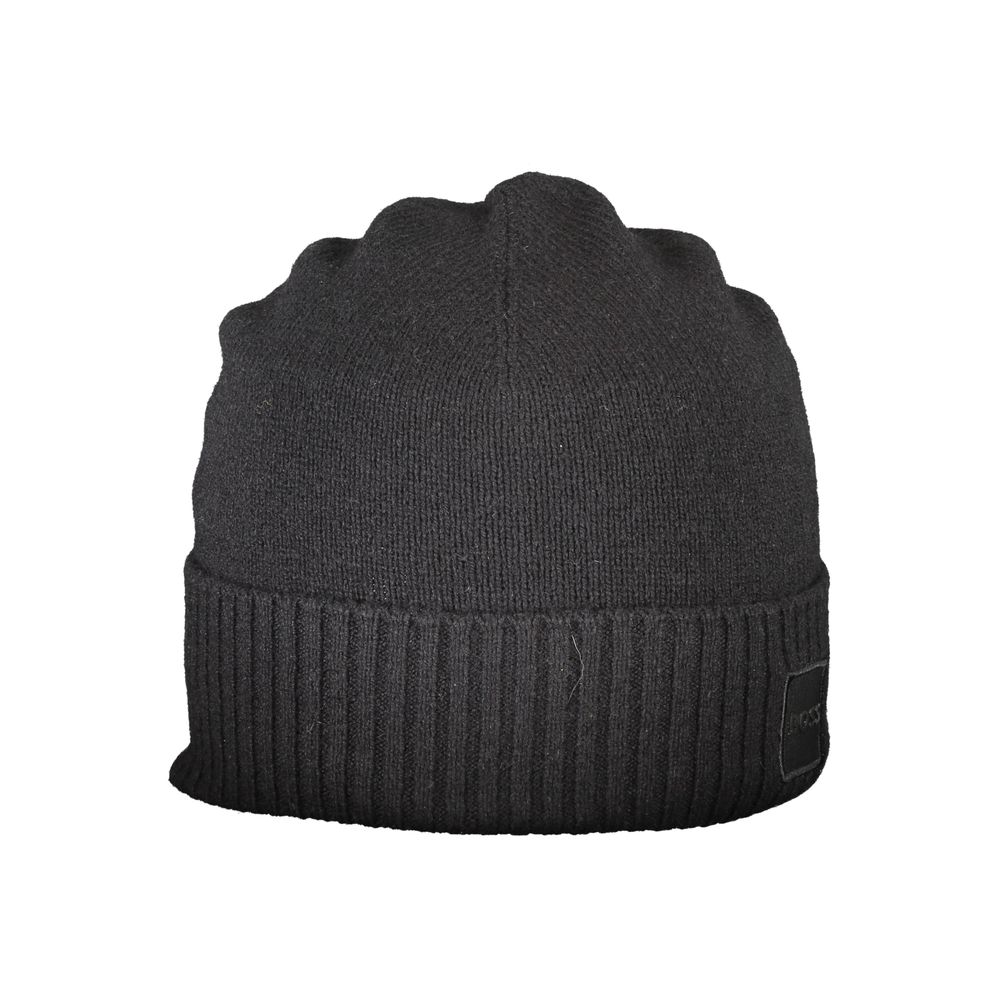 Hugo Boss Black Wool Men Cap -   -  Hugo Boss.