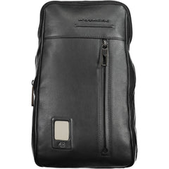 Piquadro Black Leather Men Shoulder Bag -  Shoulder Bag for Men -  Piquadro.