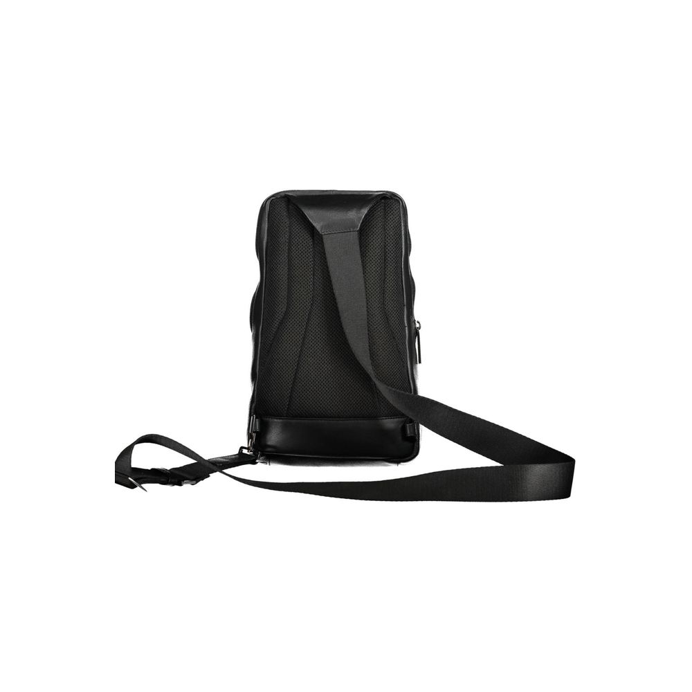 Piquadro Black Leather Men Shoulder Bag -  Shoulder Bag for Men -  Piquadro.