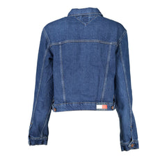 Tommy Hilfiger Blue Cotton Women Jacket -   -  Tommy Hilfiger.