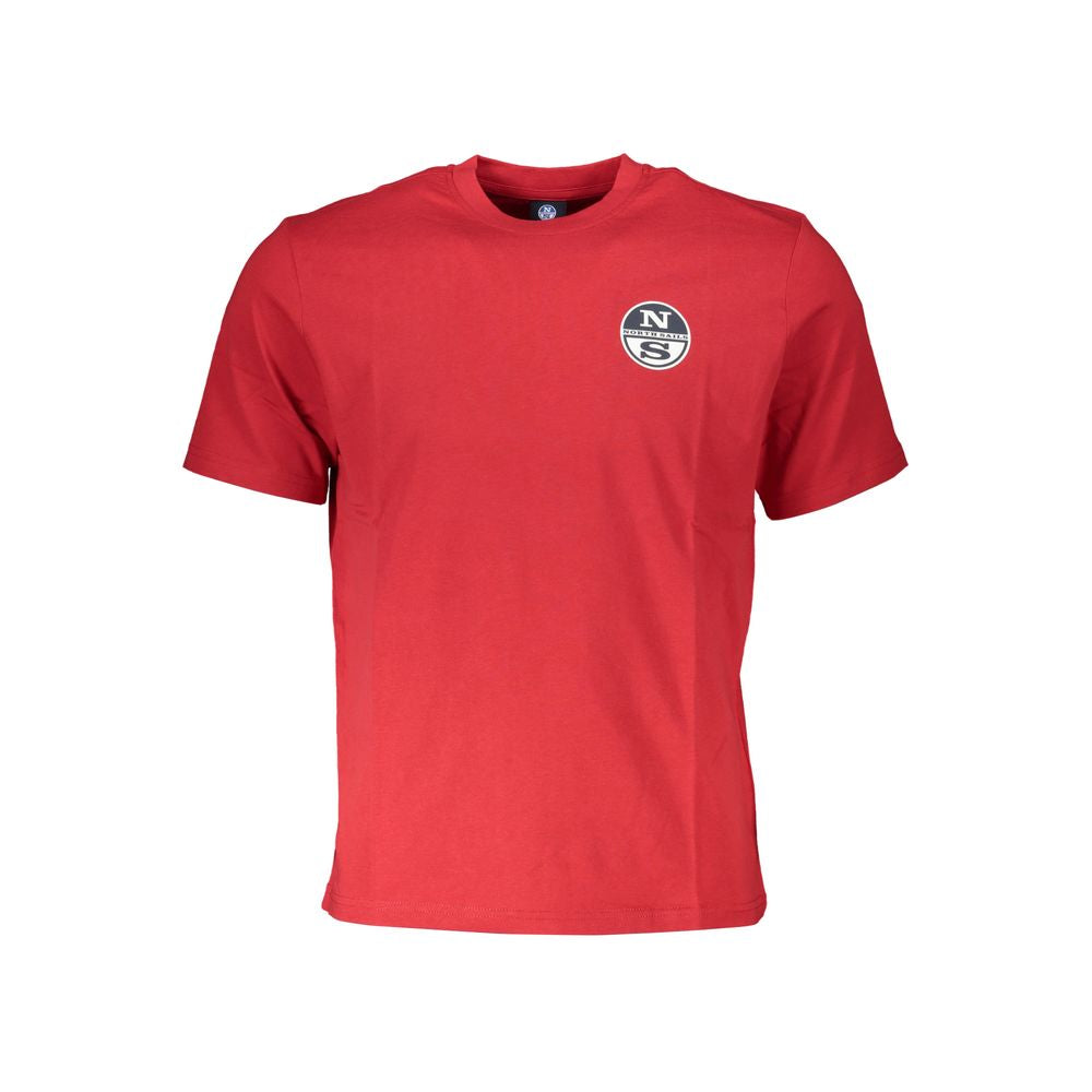 North Sails Red Cotton T-Shirt -   -  North Sails.