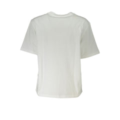 Patrizia Pepe Elegant Short Sleeve Crew Neck T-Shirt with Rhinestone Detail -   -  Patrizia Pepe.