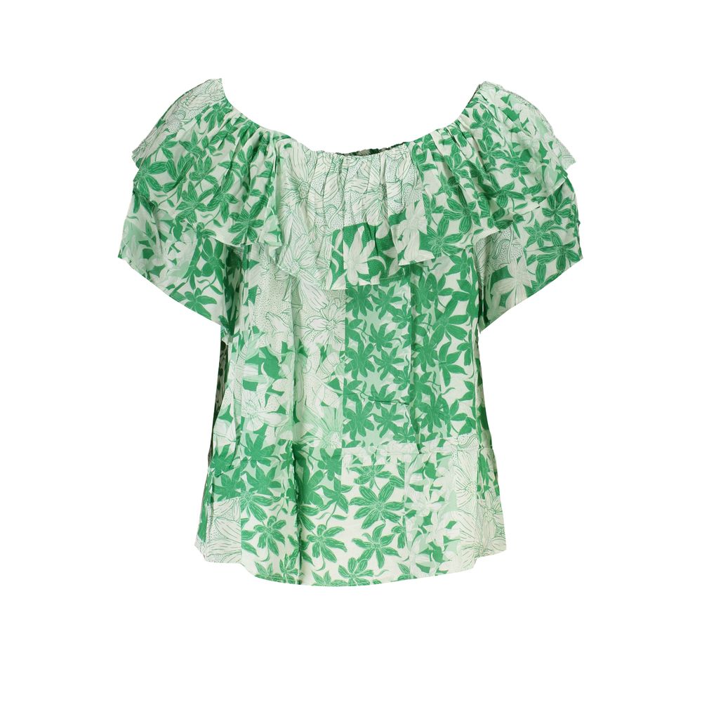 Desigual Green Cotton Women T-Shirt -   -  Desigual.