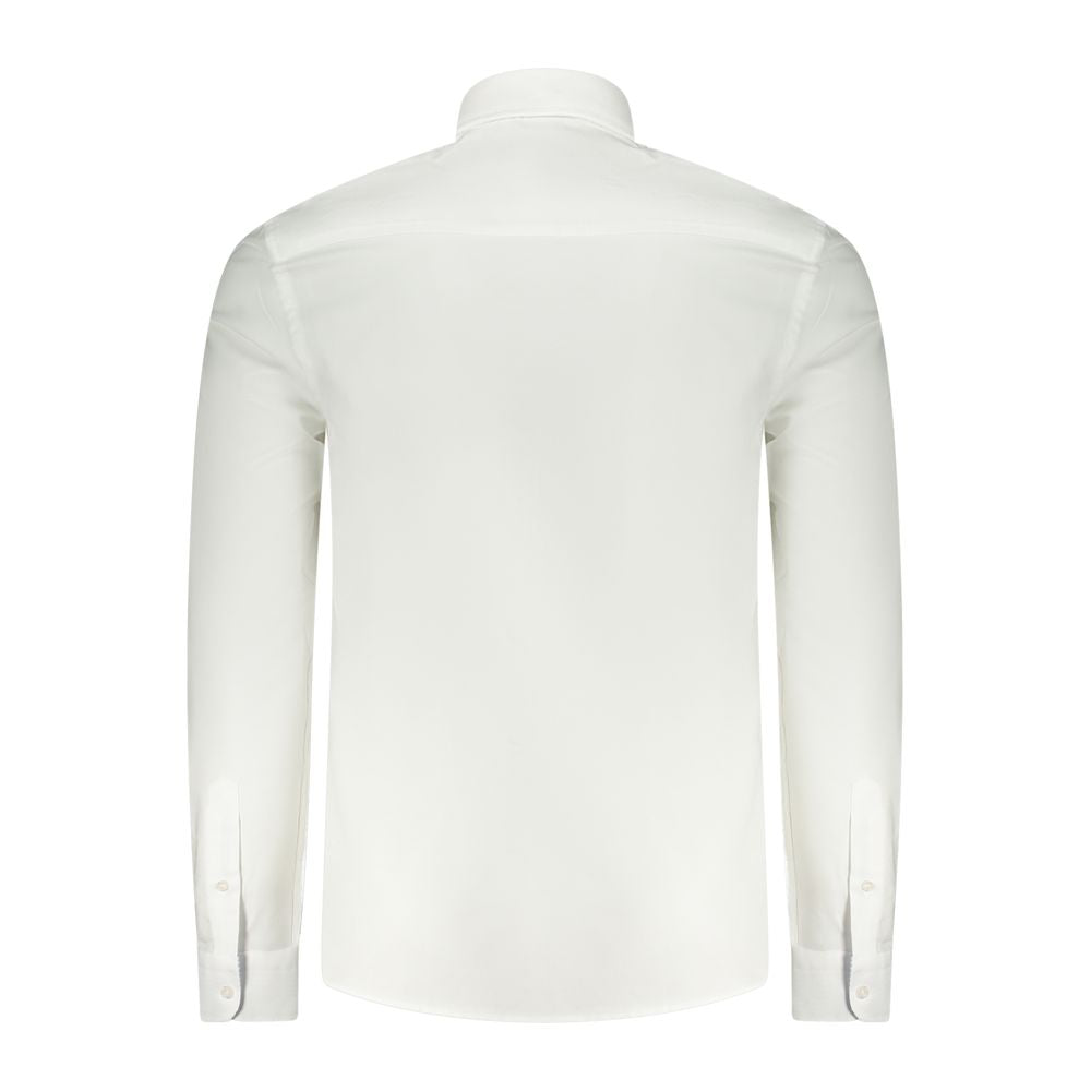 North Sails White Cotton Men Shirt -   -  North Sails.