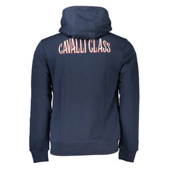 Cavalli Class Blue Cotton Men Sweater -   -  Cavalli Class.