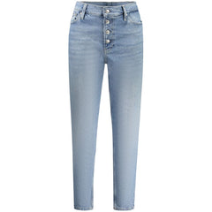 Calvin Klein Light Blue Cotton Women Jeans -   -  Calvin Klein.