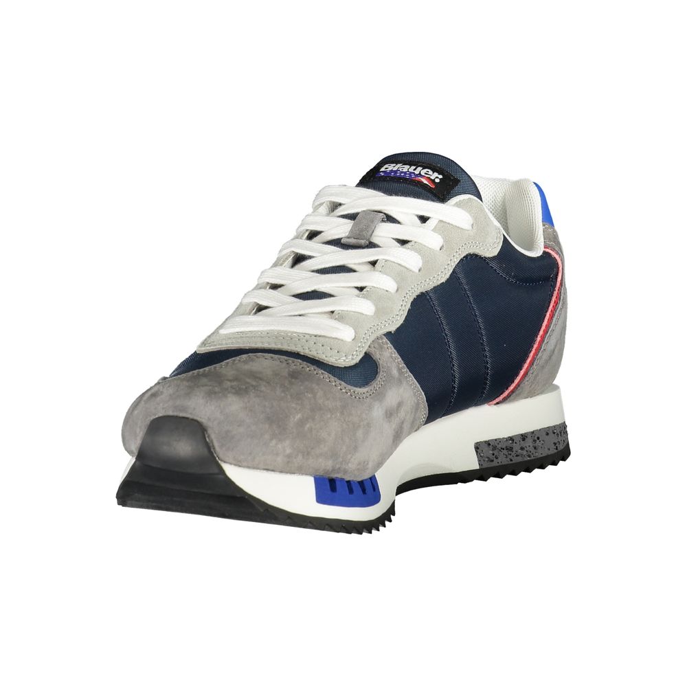 Blauer Brown Leather Men Sneaker -   -  Blauer.