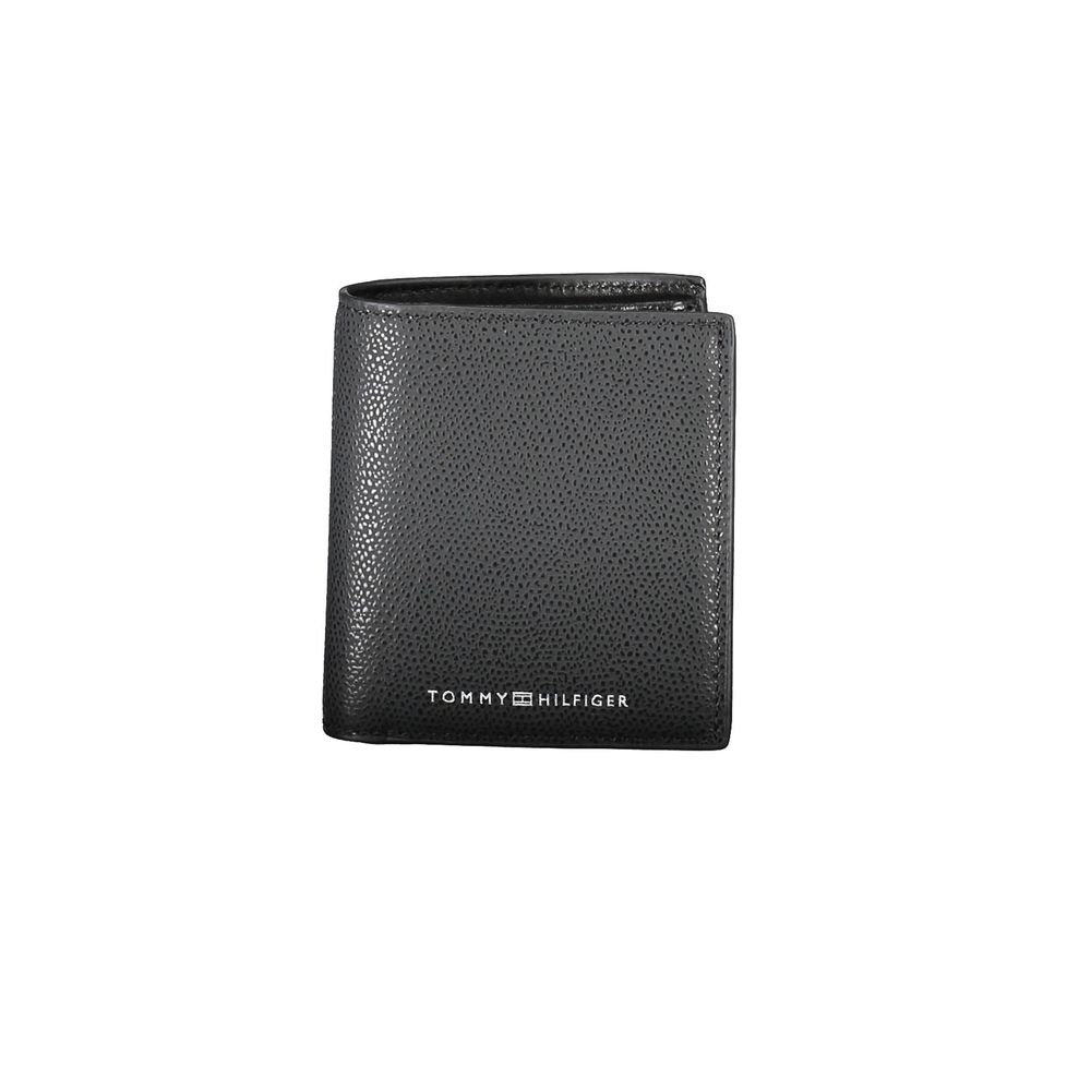 Tommy Hilfiger Black Leather Men Wallet -  Leather Wallet for Men -  Tommy Hilfiger.