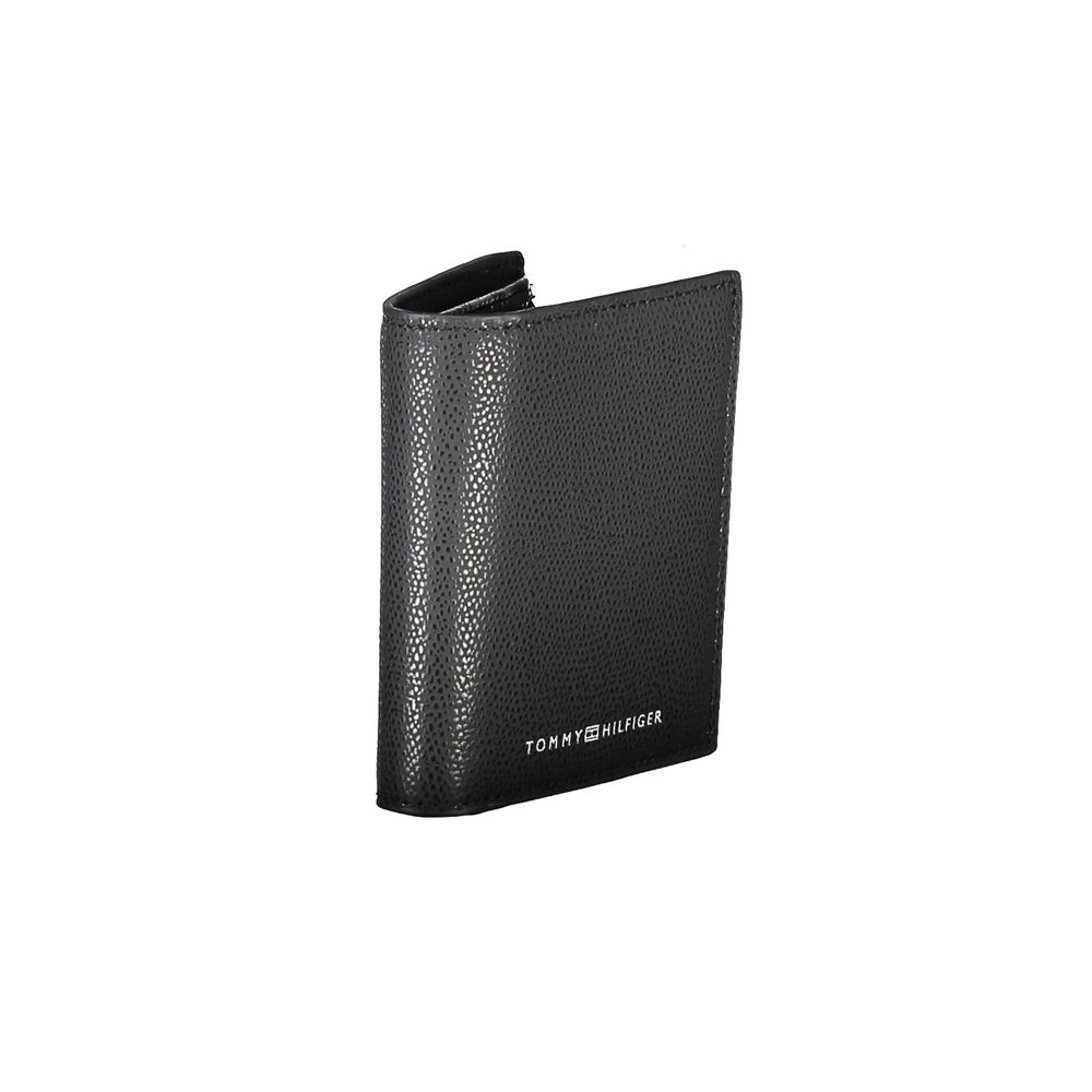 Tommy Hilfiger Black Leather Men Wallet -  Leather Wallet for Men -  Tommy Hilfiger.