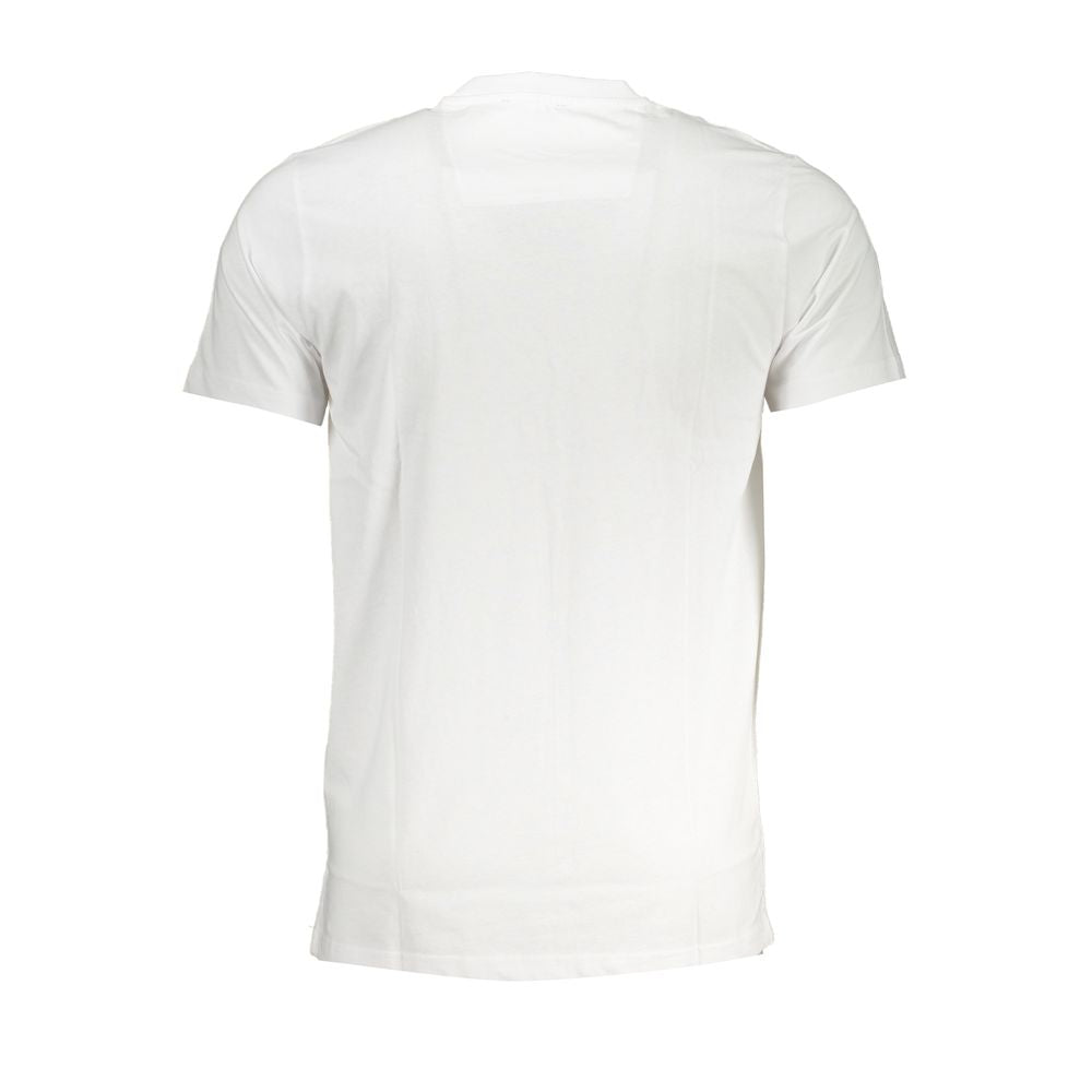 Cavalli Class White Cotton T-Shirt -   -  Cavalli Class.