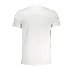 Cavalli Class White Cotton T-Shirt -   -  Cavalli Class.